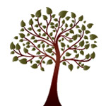 树 花纹 底