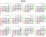 2010年日历