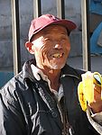 吃香蕉的老人