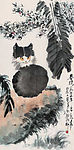 庞希泉~猫~春晓