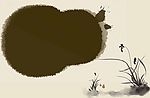 水墨淡笔