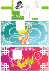 清爽韩国背景花纹蝴蝶凤凰
