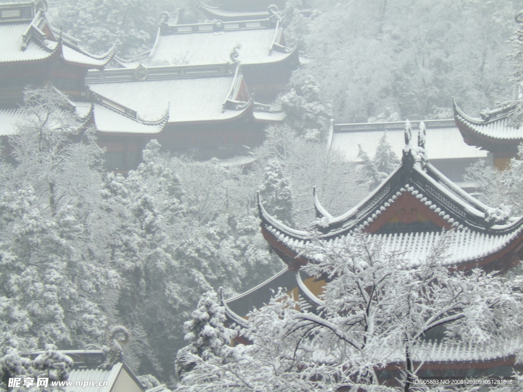 雪后寺庙2
