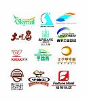 一些房产企业饭店标志ai