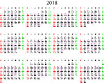 2018年日历