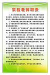 学校实验教师职责
