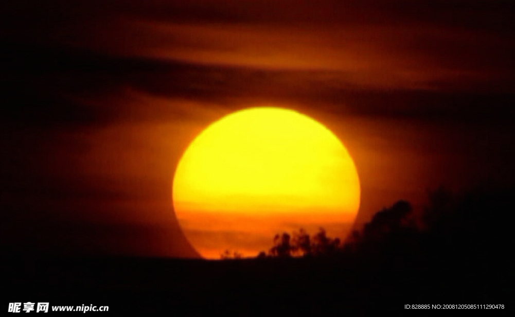 太阳夕阳视频素材