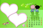 2009年小屁孩台历儿童模板
