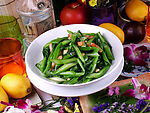 生炒菜心