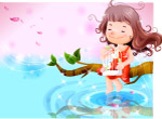 梦幻儿童插画