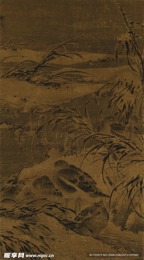林良 雪雁图
