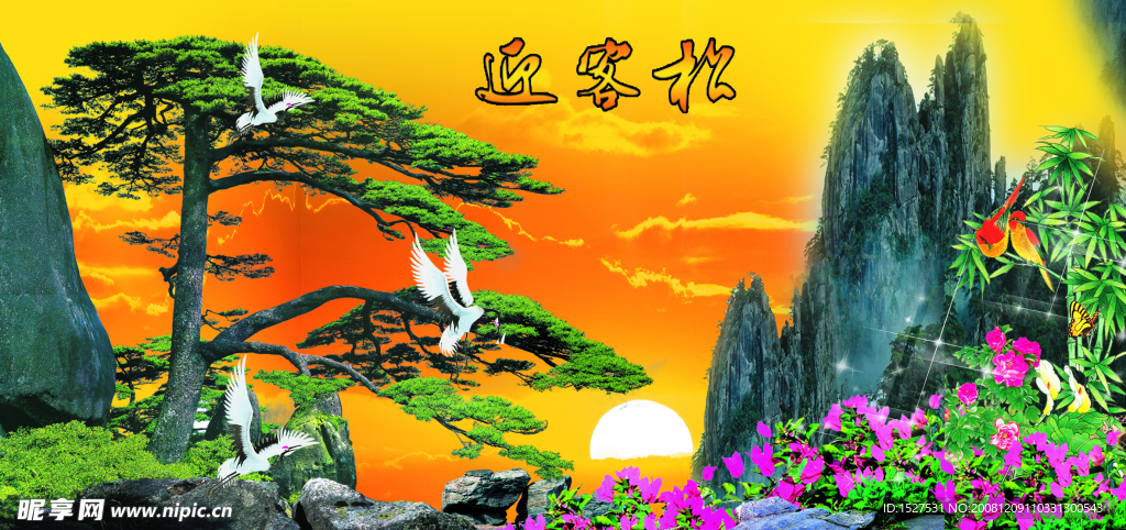原创迎客松
