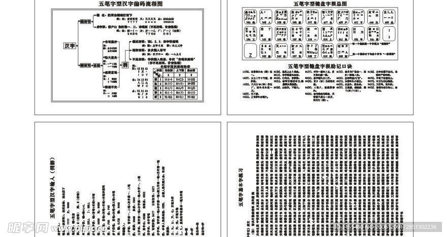 五笔速成秘芨