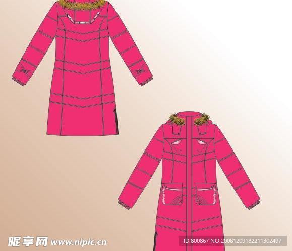 长款羽绒服