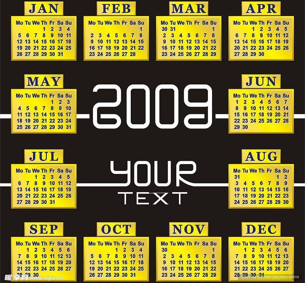 2009日历03