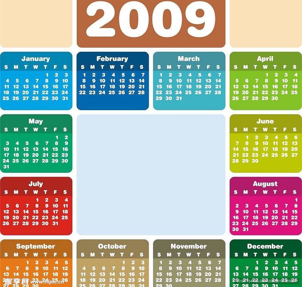 2009日历04