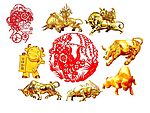 2009金牛剪纸牛