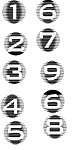 横纹数字
