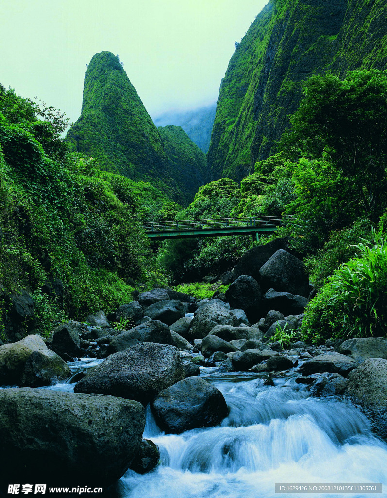青山绿水图