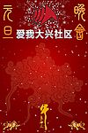 爱我大兴社区 元旦 晚会 设计稿
