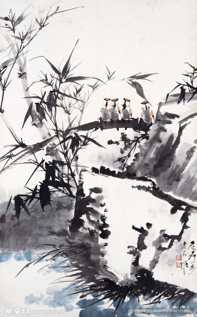 水墨风景画