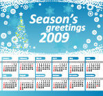 2009圣诞节主题年历