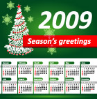 2009圣诞节主题年历