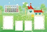 2009年台历 8月