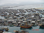 美丽的渔排景色