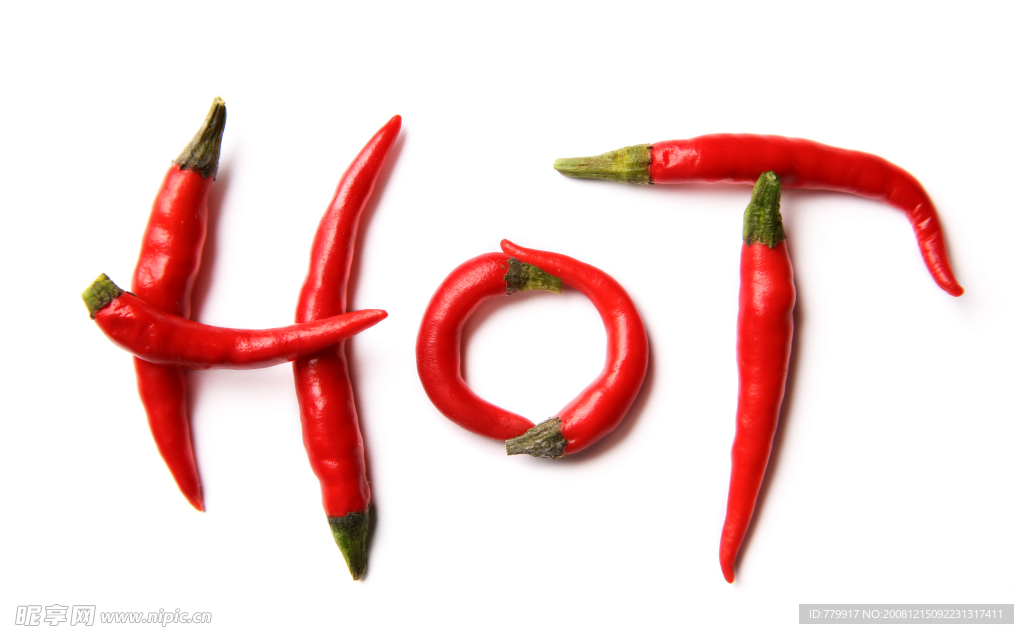 小辣椒组成的hot