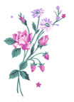 彩绘花卉