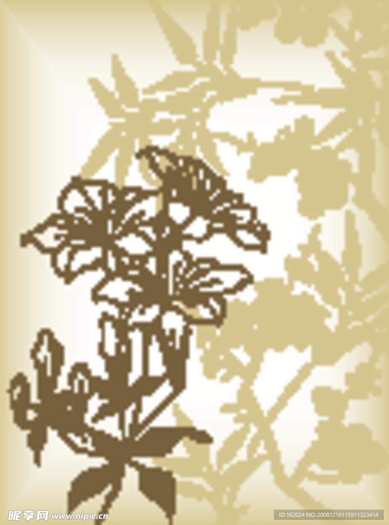 花纹花朵