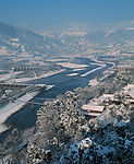 都江堰雪景