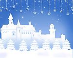 韩国素材雪景