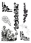 花纹边框底纹