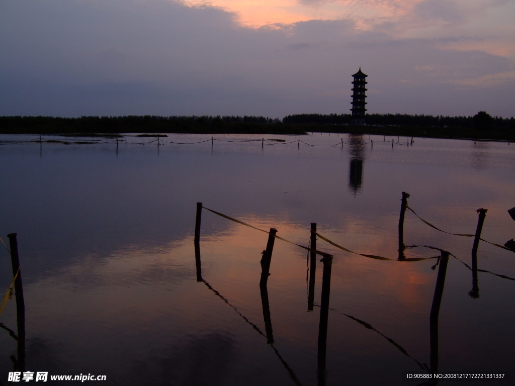 夕阳晚照