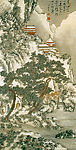 雪中访友图