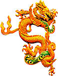 中国吉祥物素材集-金龙