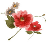2009韩国手绘花朵背景PSD分层原文件