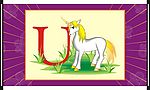 U字母与动物