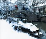 冬景迷人 古老小城