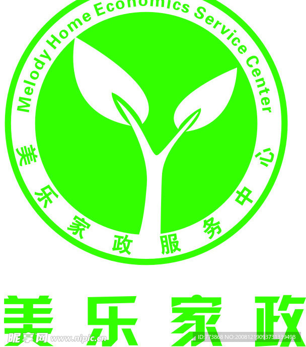 美乐家政LOGO