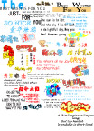 儿童字体模板