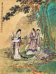 采花图