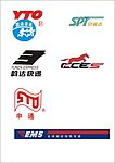 圆通  申通  韵达  CCES  中润达  EMS快递标志