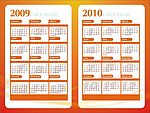 20092010年日历