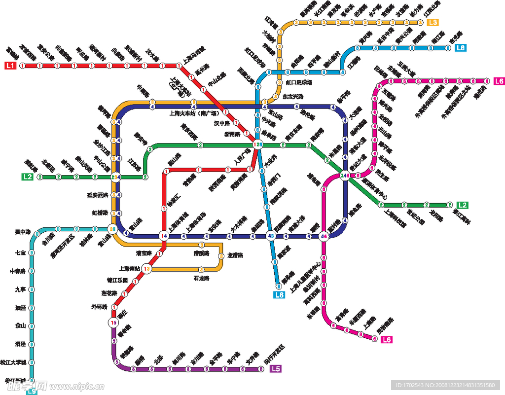 上海地铁线路
