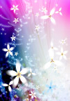 制作光束碎花效果