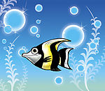 怡然自得的魚