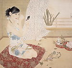 于敏工笔人物 国画